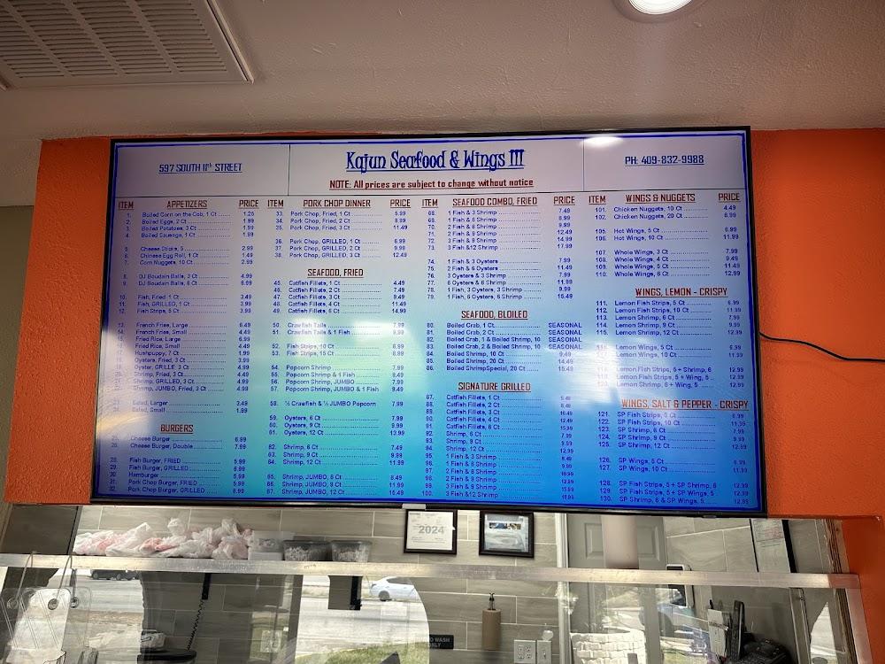 Kajun Seafood & Wings 58. 20 Boiled Shrimp ( No Sides Included)